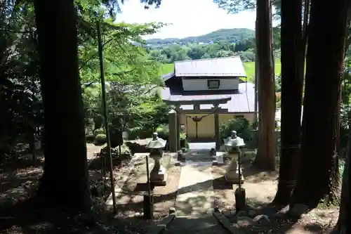 帳附神社の景色