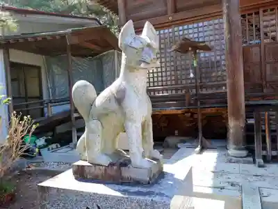 石森稲荷神社の狛犬