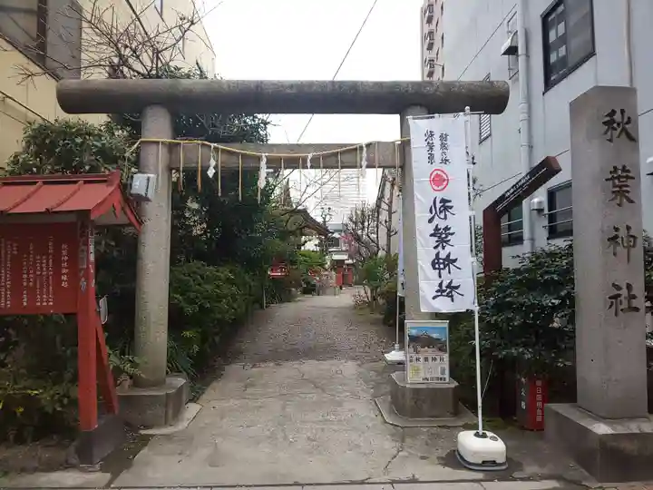 秋葉神社の鳥居