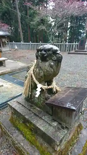 龍口神社の狛犬