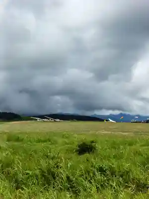 霧ヶ峰薙鎌神社の景色