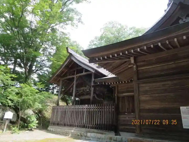 石都々古和気神社の本殿・本堂