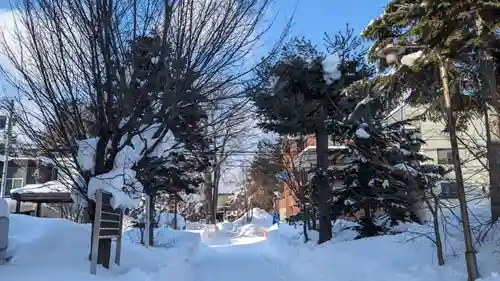 上川神社頓宮の庭園