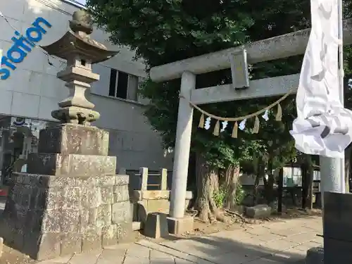 龍ケ崎八坂神社の鳥居