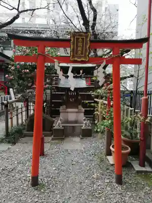 三田春日神社の鳥居
