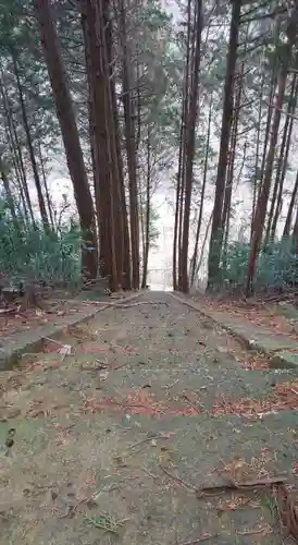 近津神社の景色