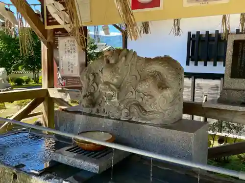 阿蘇白水龍神權現神社の手水