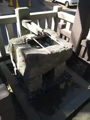 神楽坂若宮八幡神社の手水舎