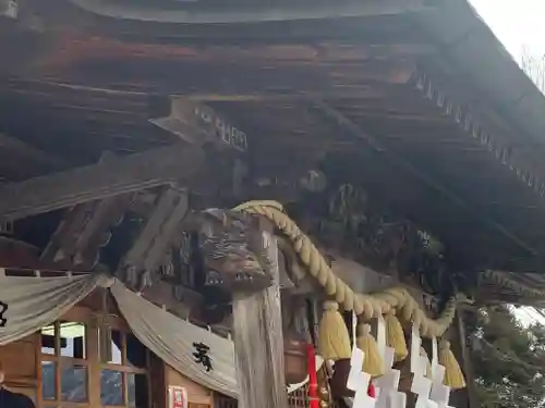 田出宇賀神社の本殿