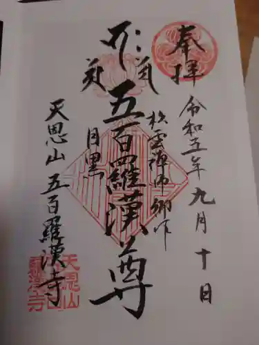 五百羅漢寺(東京都)