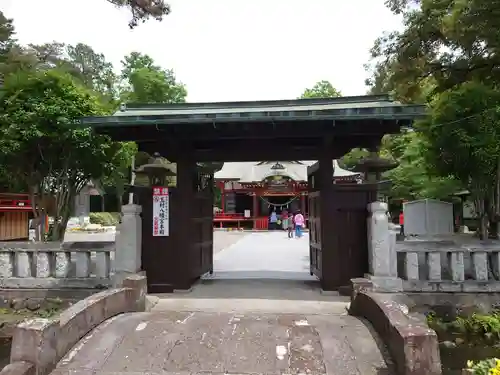 玉村八幡宮の山門・神門
