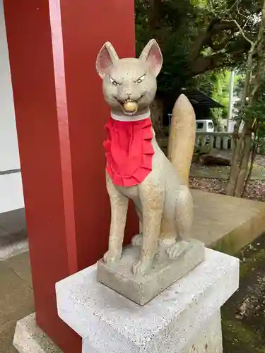 葛見神社の狛犬