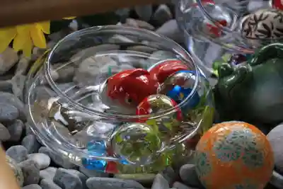 阿久津「田村神社」(郡山市阿久津町)旧社名:伊豆箱根三嶋三社の手水舎