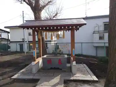 春ノ木神明社の手水舎