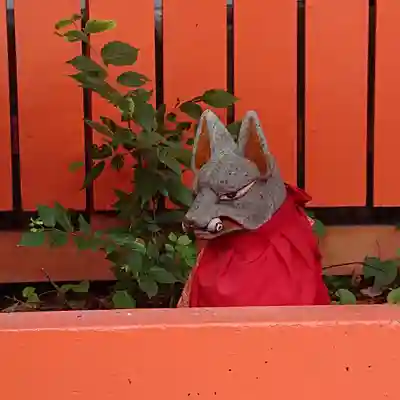 楠珺社（住吉大社末社）の狛犬