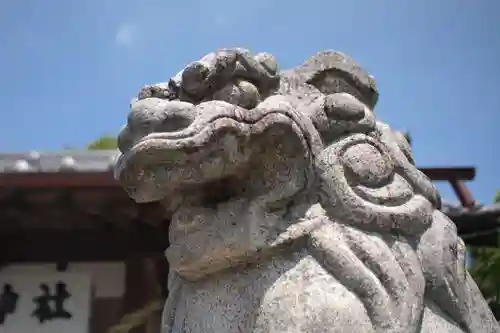 知形神社の狛犬