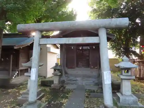 馬込八幡神社の鳥居