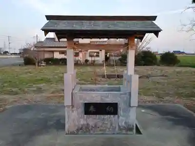 鹿島神社の手水舎