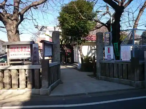 染井稲荷神社の鳥居