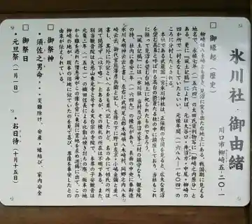 柳崎氷川神社(埼玉県)