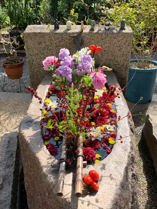 水堂須佐男神社の手水舎