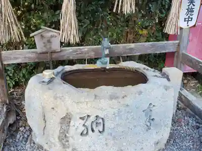 二村神社の手水舎