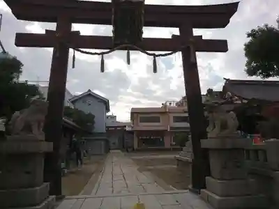 上の天神 生根神社の鳥居
