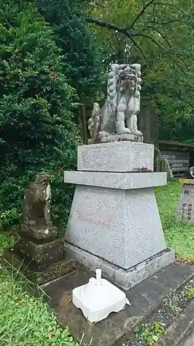 飯野川亀ヶ森八幡神社の狛犬