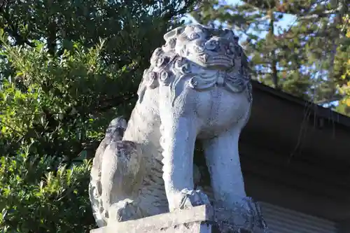 開成山大神宮の狛犬