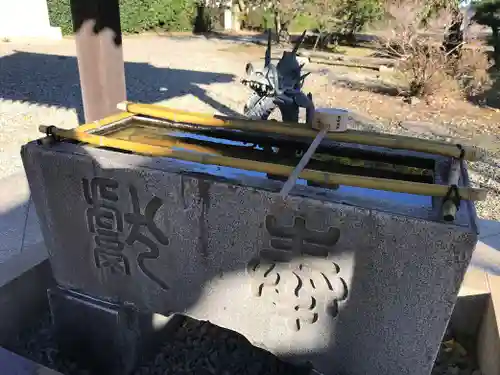 女化神社の手水舎