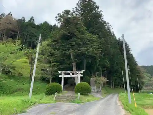 河伯神社の鳥居