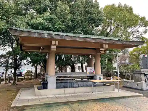 長崎縣護國神社の手水