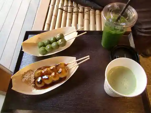 地主神社の食事