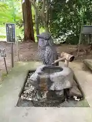 鷲子山上神社の手水