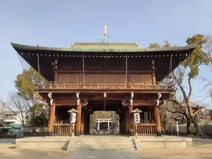 石切劔箭神社の山門・神門
