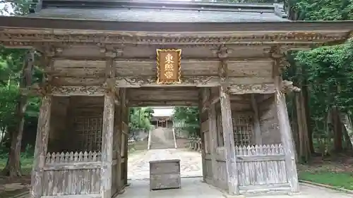 鳥取東照宮（旧樗谿神社）の山門・神門