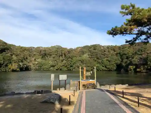 池宮神社の庭園