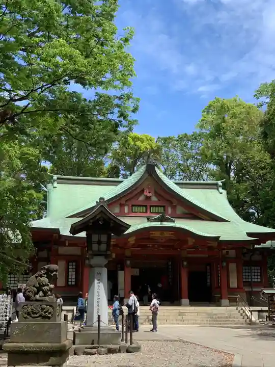 世田谷八幡宮の本殿・本堂