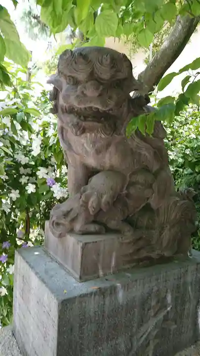 蒲田八幡神社の狛犬