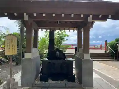 多摩川浅間神社の手水舎
