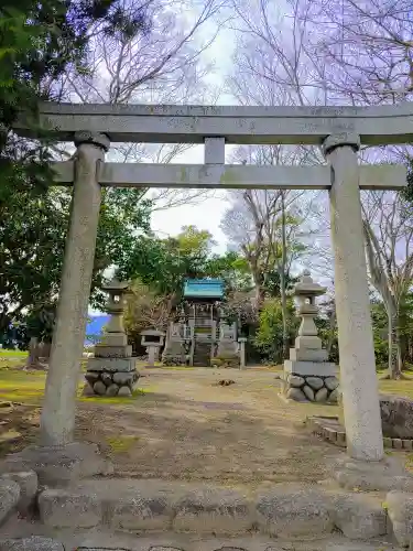 八幡社（四会）の鳥居