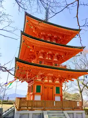 岡寺（龍蓋寺）の塔