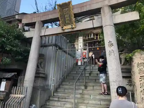 綱敷天神社御旅社の鳥居