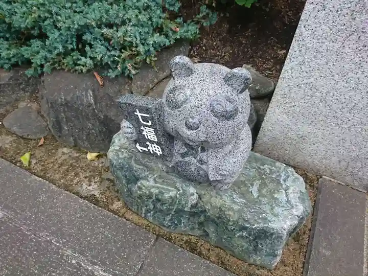 中野沼袋氷川神社の狛犬