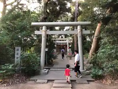 息栖神社の鳥居