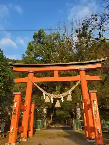 山中八幡宮の鳥居