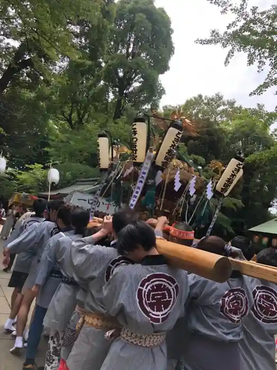 渋谷氷川神社のお祭り