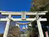 鎮守氷川神社の鳥居