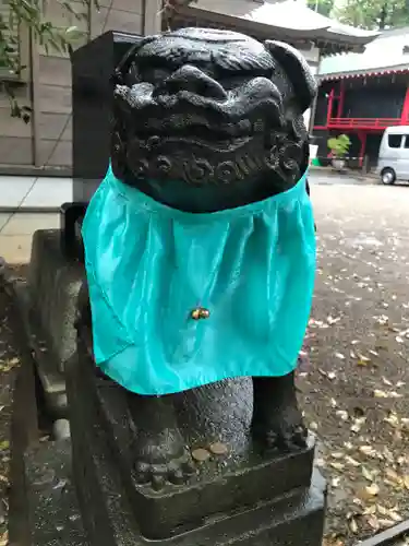 下総国三山　二宮神社の狛犬