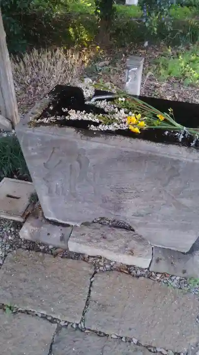 網戸神社の手水舎